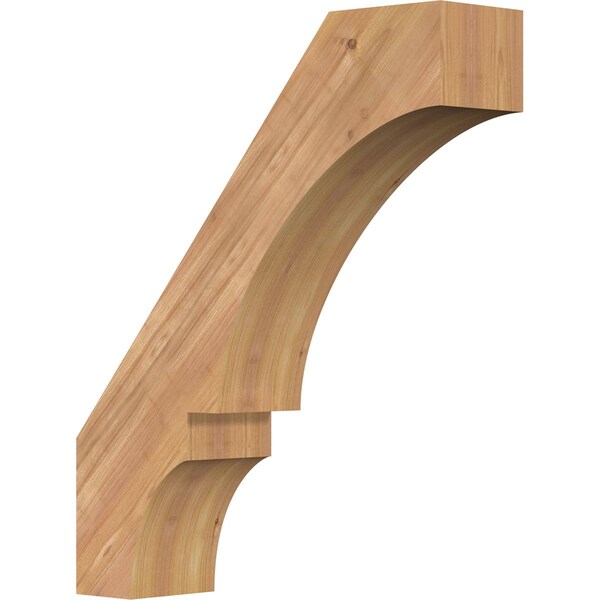 Ekena Millwork 5 1/2"W x 22"D x 26"H Balboa Smooth Knee Brace, Western Red Cedar BRC06X22X26BOA00SWR - main